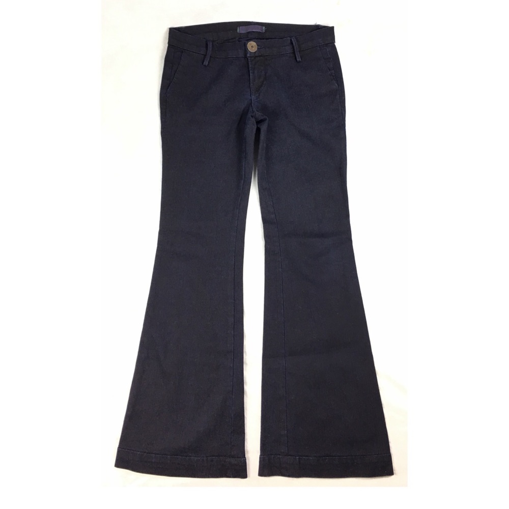 J Brand Flare Wide Leg Trouser Jeans Dark Indigo